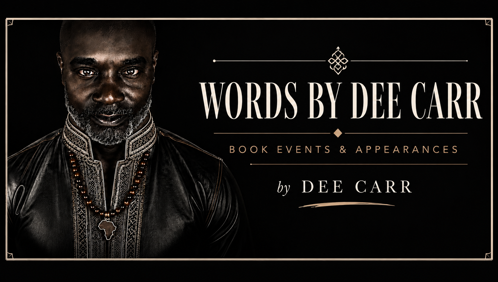 Words By Dee Carr — Book Events and Appearances